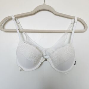 Aerie Everyday Coverage Demi Bra in White 34C